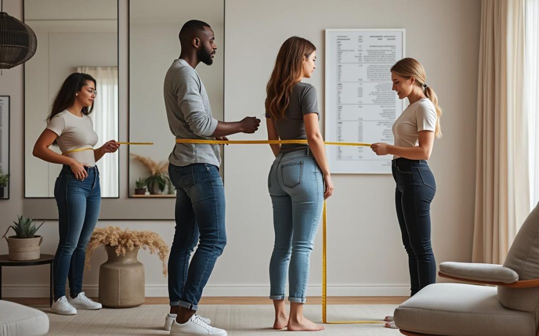 découvrez notre guide pratique pour apprendre à prendre correctement vos mensurations et assurer un ajustement parfait de vos vêtements.