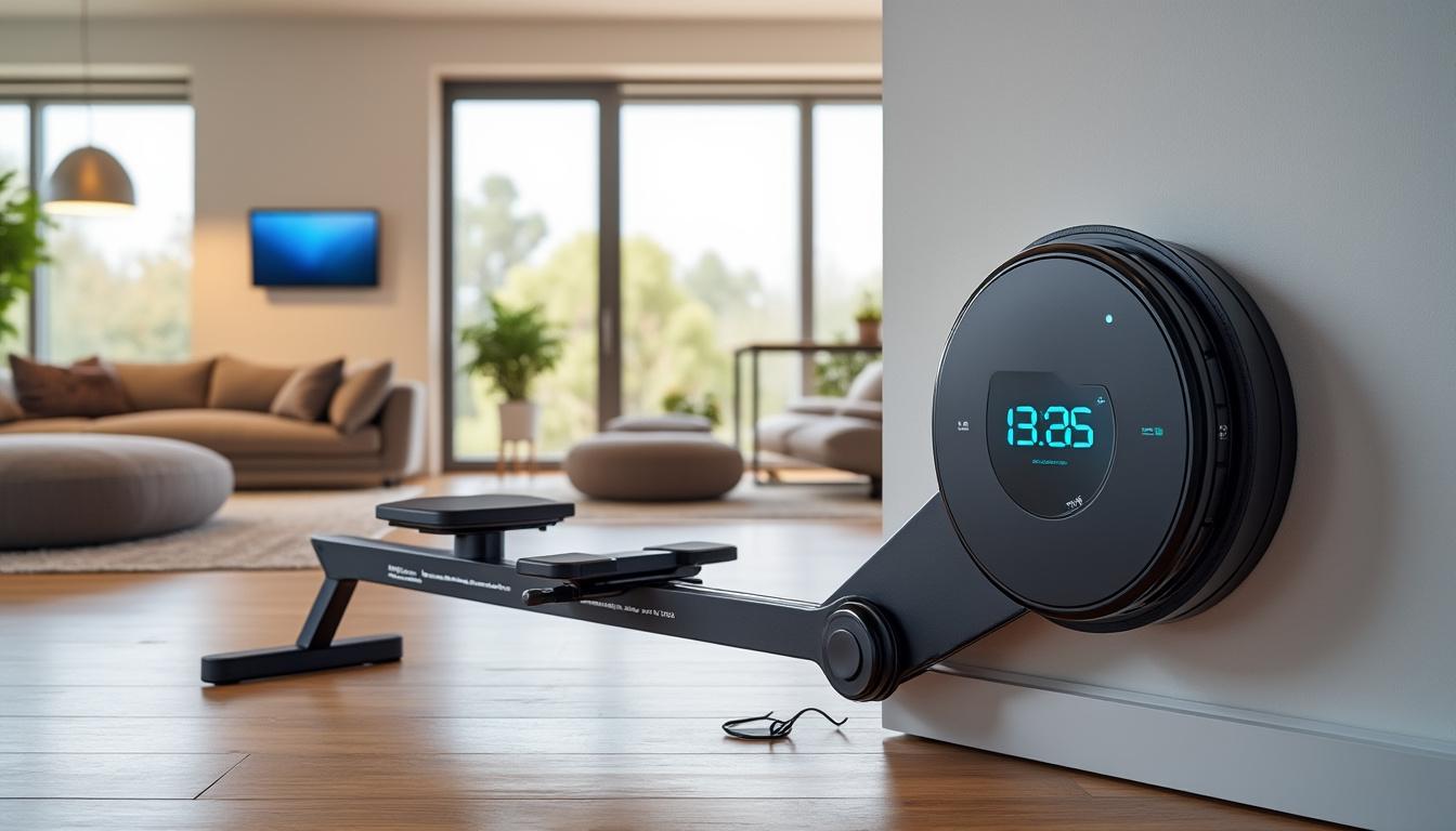 découvrez les bénéfices d'un rameur pliable connecté, l'appareil idéal pour un entraînement efficace à domicile et rester en forme facilement.