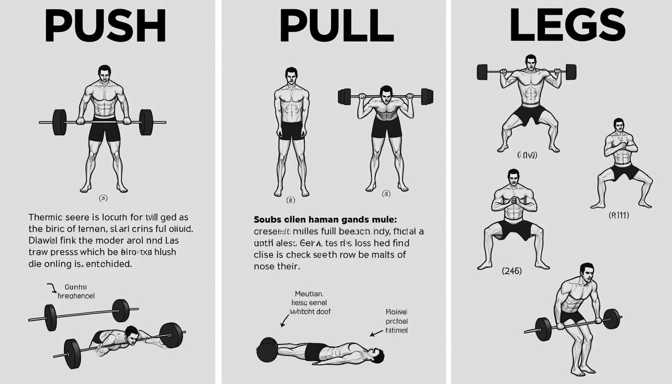 découvrez un plan d'entraßnement musculation complet basé sur la méthode push, pull et jambes pour sculpter efficacement votre corps et gagner en force.