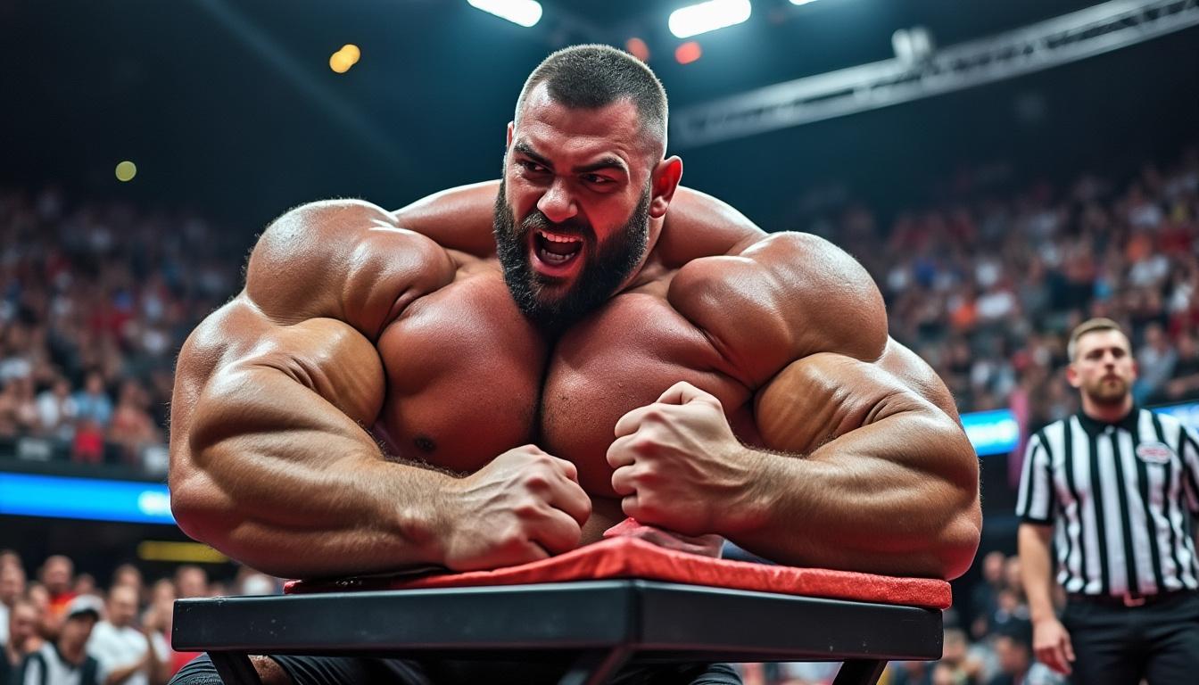 découvrez l'incroyable avant-bras de 49 cm de popeye, un record impressionnant qui défie toutes les limites et fascine les amateurs de force et de culture pop.