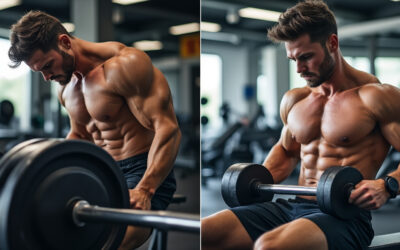Comparatif : rowing à la barre ou aux haltères, quel exercice choisir ?